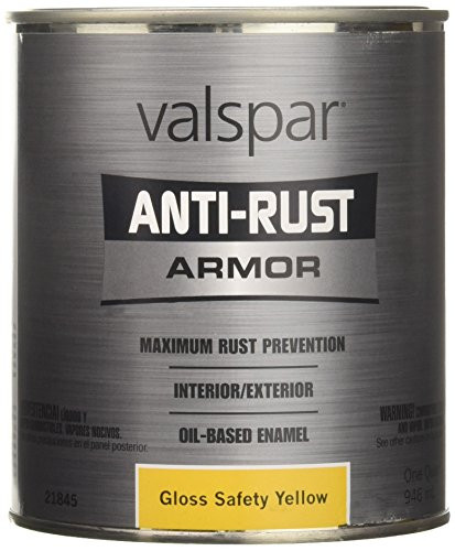 Valspar 21845Q Safety Yellow Enamel - 1 Quart