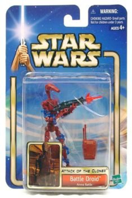 Star Wars: Episode 2 Battle Droid (Arena Battle) with Backdrop Action Figure Star Wars: Episode 2 Battle Droid (Arena Battle) with Backdrop Action Figure