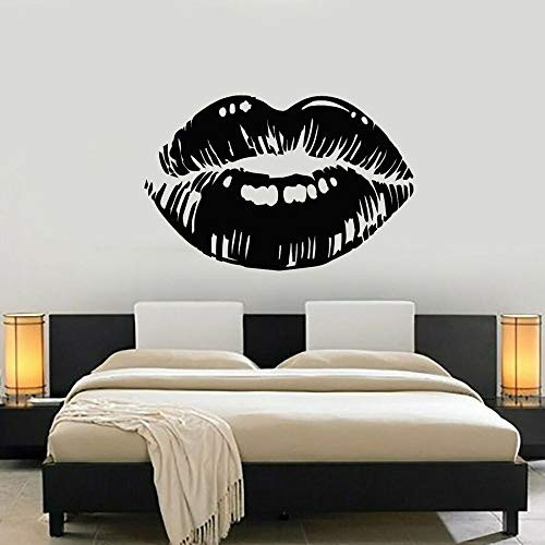 Lips Wall Decals Girl Female Bedroom Home Interior Decoration Window Vinyl Stickers Beauty Salon Powder Room Mural Art