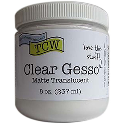 Crafters Workshop TCW9007 Gesso 8oz-Clear