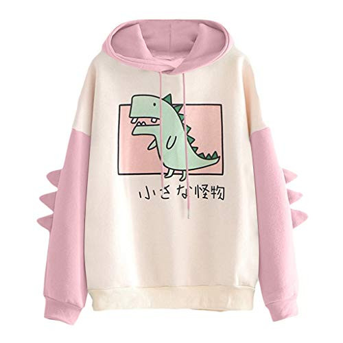 FABIURT Hoodies for Women Teen Girls Cute Frog Ear Hooded Long Sleeve Sweatshirt Pullover Casual Hoodie Tops with Pocket