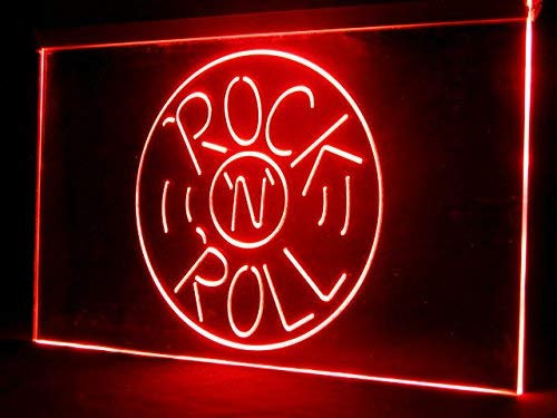 Rock N Roll Music Led Light Sign