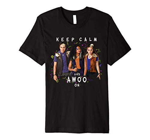 Disney Channel Zombies 2 Keep Calm and Awoo On Premium T-Shirt