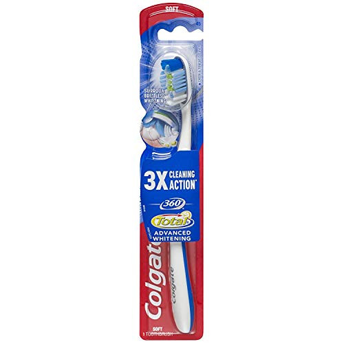 Colgate 360 Total Advanced Full Head Toothbrush Soft  Pack of 5