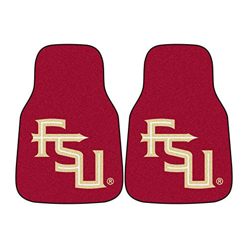 FANMATS - 5081 NCAA Florida State University Seminoles Nylon Face Carpet Car Mat 18 inch x27 inch