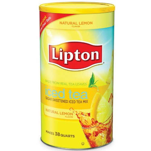 Lipton Lemon Iced Tea with Sugar Mix  6 lb. 4 oz. can makes 38 quarts