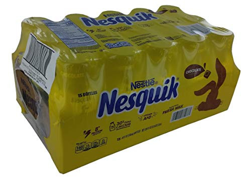 Nestle Nesquik Chocolate Lowfat Milk  8 oz. bottles 15 pk.  SCS