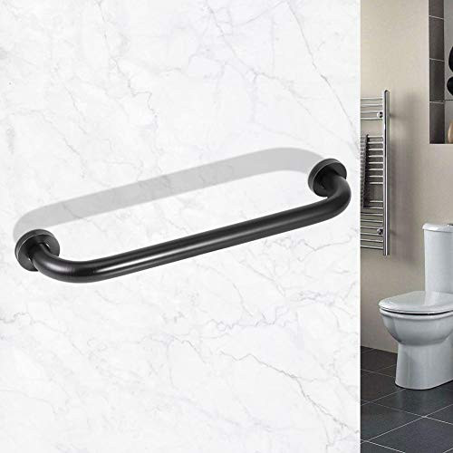 16.5in Shower Grab Bar Non-Slip Bathroom Grab Bar Safety Grab Bar Wall Mount Grab Bar for Handicap Elderly Disabled  Black