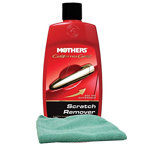 Mothers California Gold Scratch Remover  8 oz.  Bundles with a Microfiber Cloth  2 Items