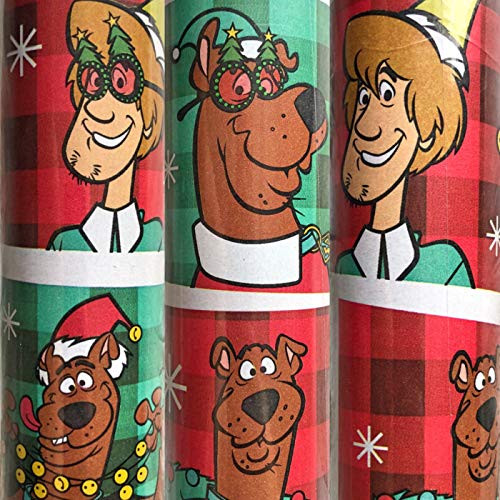 1 Roll Scooby Doo SCOOB Christmas Wrapping Paper 70 sq ft