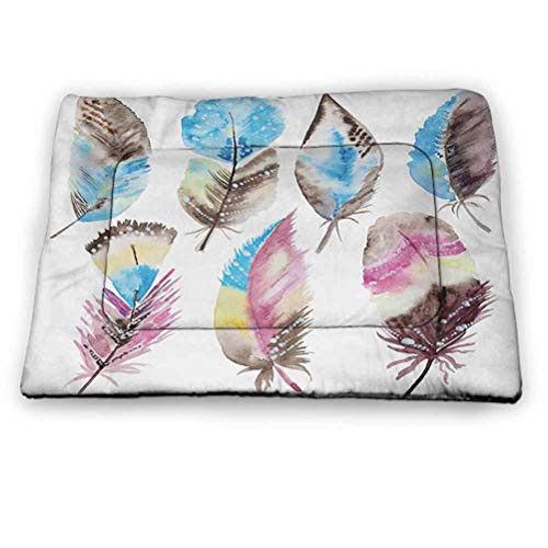 Dog Beds Crate Pad Mat Country Indoor Pet Training Mat Barley Field Sunset Samoeng Chiang Mai Thailand Nature Countryside Picture for Kennels Crates and Beds- Pets Green Yellow  23 inch x15.5 inch Dog Beds Crate Pad Mat Country Indoor Pet Training Mat Barley Field Sunset Samoeng Chiang Mai Thailand Nature Countryside Picture for Kennels Crates and Beds- Pets Green Yellow  23 inch x15.5 inch