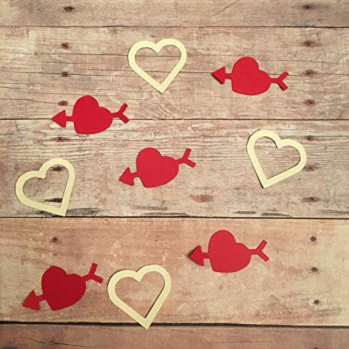 1in Confetti Set Heart Confetti Lips Decoration Valentines Day Confetti Valentines Day Decorations Valentine Party Supplies Romance Decorations Holiday Party Supplies Heart Cut Outs