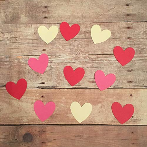 1in Confetti Set Heart Confetti Heart Decoration Valentines Day Confetti Valentines Day Decorations Valentine Party Supplies Romance Decorations Holiday Party Supplies Heart Cut Outs