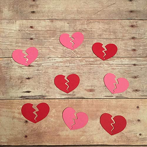 1in Confetti Set Broken Heart Confetti Heart Decoration Valentines Day Confetti Valentines Day Decorations Valentine Party Supplies Romance Decorations Holiday Party Supplies Heart Cut Outs