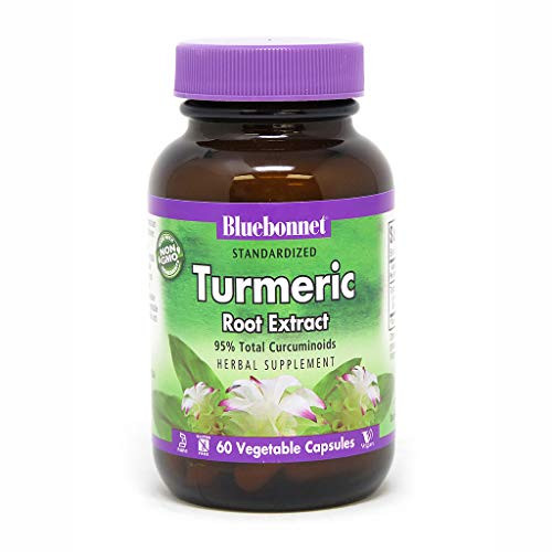BlueBonnet Turmeric Root Extract Supplement 60 Count