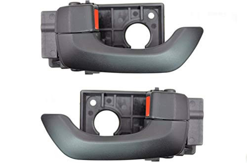 PT Auto Warehouse KI-2203A-DP - Interior Inner Inside Door Handle Black - Left Right Pair