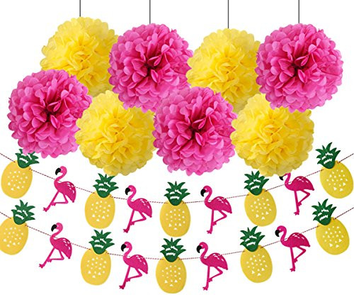 Luau Party Supplies Flamingo Party Supplies Hawaiian Decorations Luau Decor Tissue Pom Poms Flamingo Pineapple Banner Yellow Rose Red Paper Flower For Tropical Luau Hawaiian Summer Party Supplies Luau Party Supplies Flamingo Party Supplies Hawaiian Decorations Luau Decor Tissue Pom Poms Flamingo Pineapple Banner Yellow Rose Red Paper Flower For Tropical Luau Hawaiian Summer Party Supplies