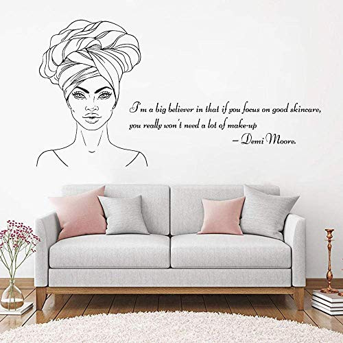 Wall Sticker Spa Beauty Salon Wall Decals Quote Vinyl Facials Skincare Woman Face Wall Sticker for Beauty Salon Decor Mural Removable Wall Sticker Spa Beauty Salon Wall Decals Quote Vinyl Facials Skincare Woman Face Wall Sticker for Beauty Salon Decor Mural Removable