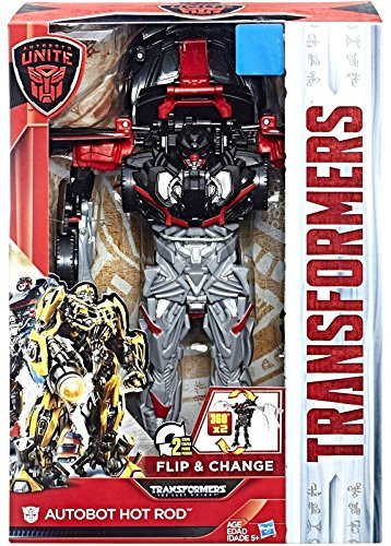 Transformers: The Last Knight Autobots Unite 11-inch Flip & Change Autobot Hot Rod