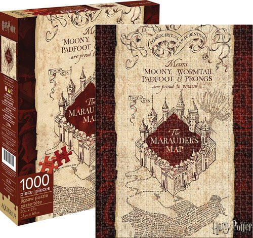 Aquarius Harry Potter Marauders Map 1000 Piece Jigsaw Puzzle