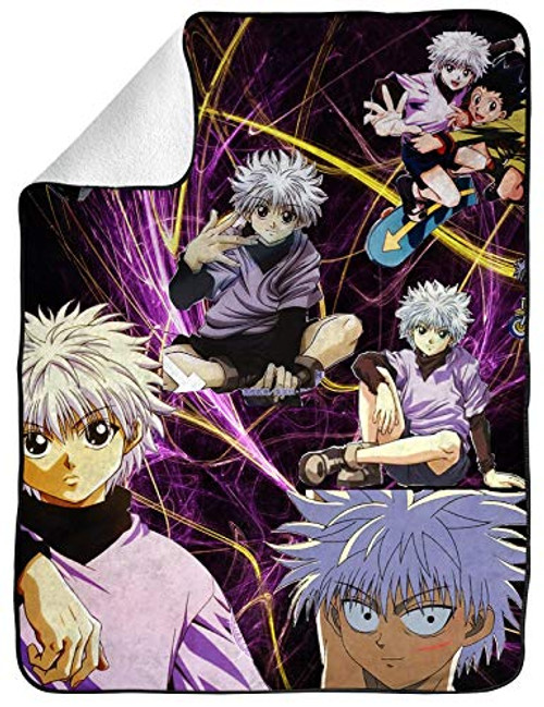 VASHU Hunter X Hunter Flannel Blanket Throw All Season Warm Soft Plush Cozy Luxury Blanket for Couch Bed Sofa 40 inch x50 inch