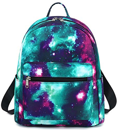 Girls Mini Backpack Womens Small Backpack Purse Teens Cute Galaxy Travel Backpack Casual School Bookbag  Galaxy