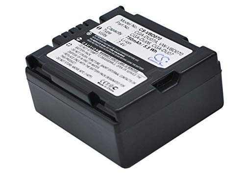 750mAh Battery for Panasonic NV-GS27E-S NV-GS40B NV-GS200B PV-GS300