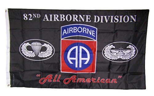 3x5 U.S. Army 82nd Airborne All American Division Black 150D Poly Flag 3x5 Double Stitched Fade Resistant Premium Quality 3x5 U.S. Army 82nd Airborne All American Division Black 150D Poly Flag 3x5 Double Stitched Fade Resistant Premium Quality