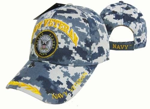 Ks Novelties U.S. Navy Veteran Blue ACU Digital Camo Embroidered Shadow Black Cap Hat 592ac Ks Novelties U.S. Navy Veteran Blue ACU Digital Camo Embroidered Shadow Black Cap Hat 592ac