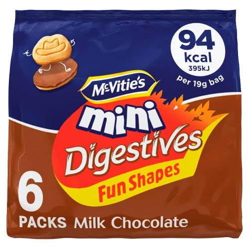 McVities Mini Chocolate Digestive 6 Pack 150g