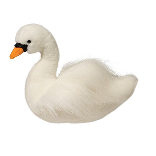 SAVANNAH by Douglas Cuddle Toy plush 11.5" long SWAN stuffed animal bird white
