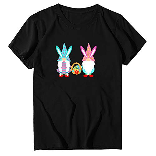HHoo88 Women Gnomes Bunny Easter Egg Shirts T-Shirt Cute Easter Day Gift Spring Bunny Ears Rabbit Premium T-Shirt Black HHoo88 Women Gnomes Bunny Easter Egg Shirts T-Shirt Cute Easter Day Gift Spring Bunny Ears Rabbit Premium T-Shirt Black