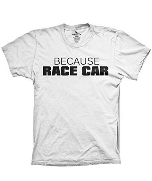 Guerrilla Tees Because Racecar Shirt Funny Tshirt JDM Shirt Racing Shirts Boost Turbo White X-Large Guerrilla Tees Because Racecar Shirt Funny Tshirt JDM Shirt Racing Shirts Boost Turbo White X-Large