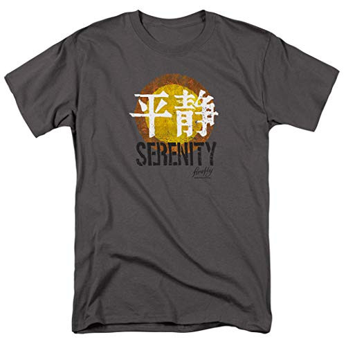 Firefly Serenity Sci-Fi TV Show T Shirt  and  Stickers  Medium  Charcoal