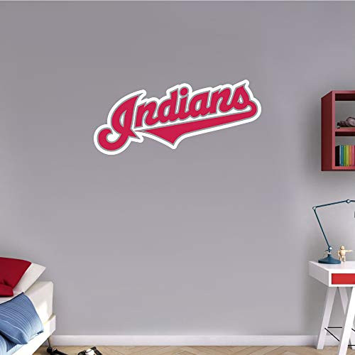 skyhighprint - Cleveland Indians MLB Baseball Logo Sport Wall Decor Print Sticker 25 X 11