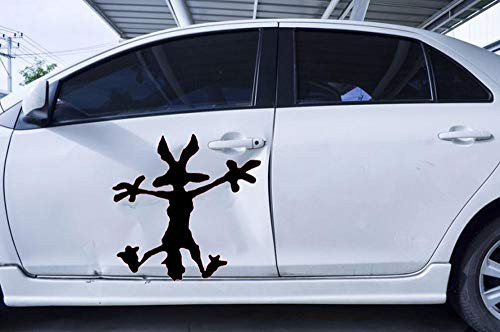 XL 24 inch  Wile E Coyote Hitting Wall Splat Wiley Vinyl Decal