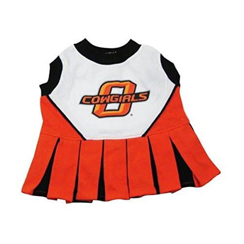 Pet Care Preferred Oklahoma State Cheerleader Dog Dress - X-Small