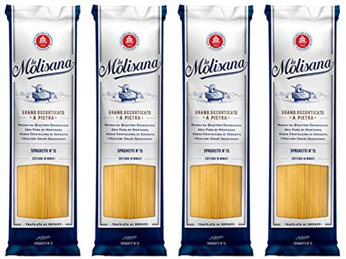 La Molisana Spaghetti 17.6oz 500gr Pack of 4