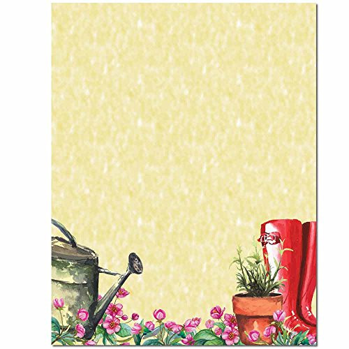 Into the Garden Letterhead Laser  and  Inkjet Printer Paper 100 pack