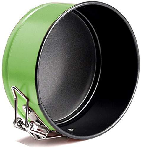 4.7 inch  Mini Springform Cake Pan Round Cake Molds Nonstick Deep Dish Pans Cheesecake Baking Pan with Removable Bottom Green