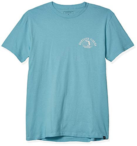 Quiksilver Mens FL State Lines TEE Gulf Stream M