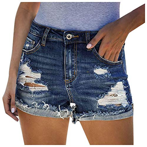NANTE Top Fashion Womens Jeans Casual Pocket Denim Pants Ladies Hole Bottom Shorts Plus Size Summer Shorts L Dark Blue NANTE Top Fashion Womens Jeans Casual Pocket Denim Pants Ladies Hole Bottom Shorts Plus Size Summer Shorts L Dark Blue