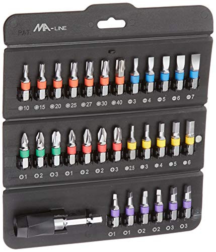 Monti and Associates MA-TBS31 31 Piece Triangle Bit Set- Color Coded
