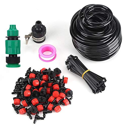 Garden Irrigation System 25m Plant Self Watering Hose Kit DIY Automatic Garden Micro Drip Irrigation System 30 Pcs Adjustable dripper