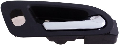Dorman 82646 Rear Passenger Side Interior Door Handle for Select Chevrolet Saturn Models Black and Chrome
