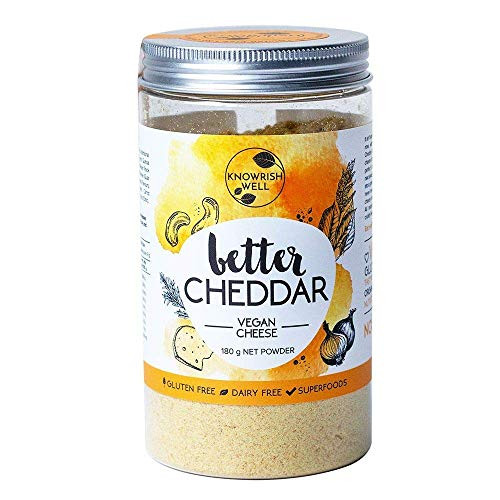Dairy Free Cheese Substitute Knowrish Well Better Cheddar Vegan Cheese Powder 180 g Vegan Parmesan Cheese Non Dairy Cheese Nutritional Yeast Flakes Vegetarian Cheese 22 serves Dairy Free Cheese Substitute Knowrish Well Better Cheddar Vegan Cheese Powder 180 g Vegan Parmesan Cheese Non Dairy Cheese Nutritional Yeast Flakes Vegetarian Cheese 22 serves