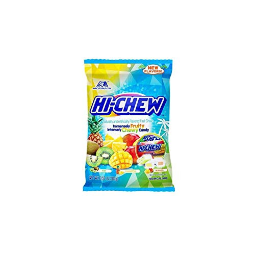 Hi-Chew Bags Tropical Mix 3.53 oz  Pack of 6