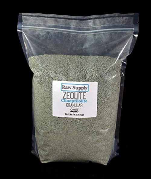 The Seed Supply 10 Pound Granular Zeolite Organic Fertilizer Compost Agent All Purpose Absorbent