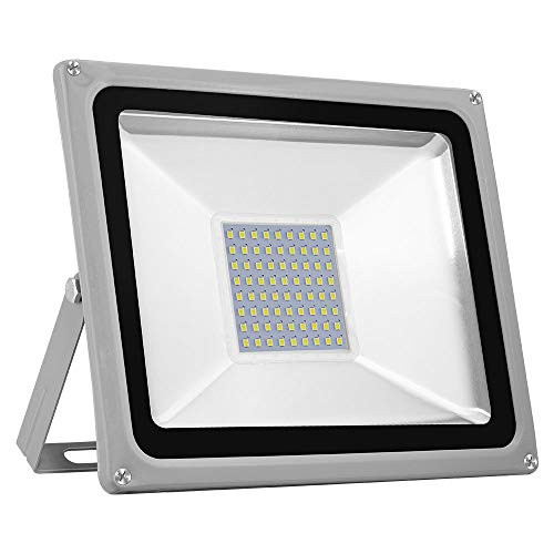 50W LED Flood Light 5000LM 6000k Cold White Floodlight IP65 Waterproof Super Bright Work Lights CE and ROHS Certified Outdoor Security Lighting for Garage Garden Playground 110V 50 50W LED Flood Light 5000LM 6000k Cold White Floodlight IP65 Waterproof Super Bright Work Lights CE and ROHS Certified Outdoor Security Lighting for Garage Garden Playground 110V 50