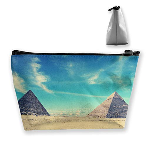 Travel Cosmetic Bags Pyramids of Egypt Small Makeup Bag Multifunction Pouch Cosmetic Handbag Toiletries Organizer Bag for Women Girl